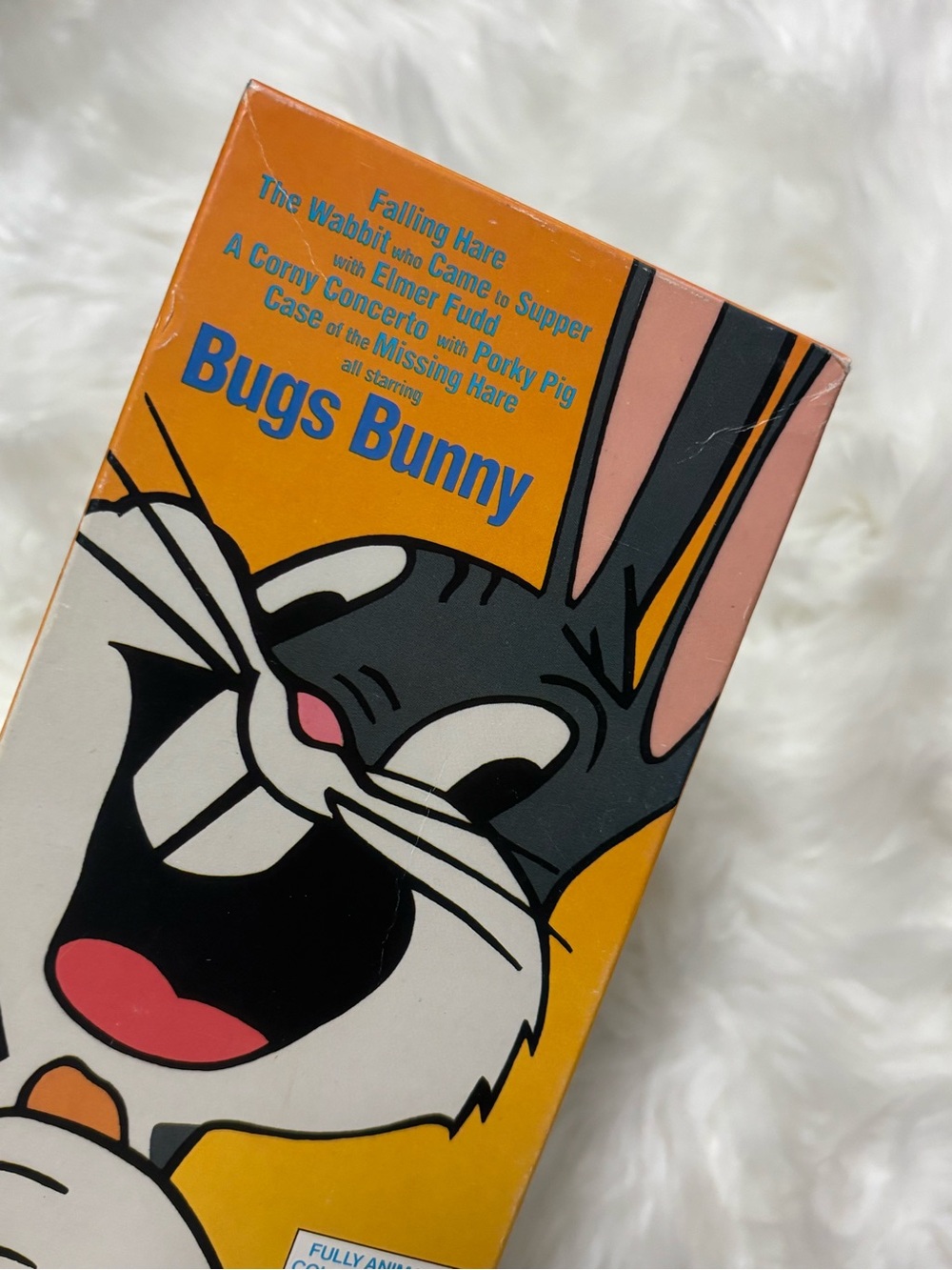 Bugs Bunny Cartoon Collectible Video VHS Yellow &‎ Gray